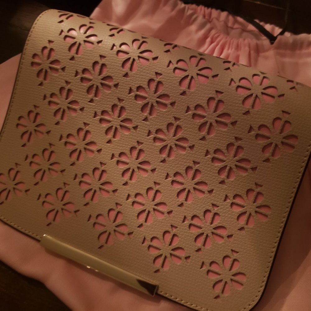 Kate Spade Make It Mine Perforated Flower Flap